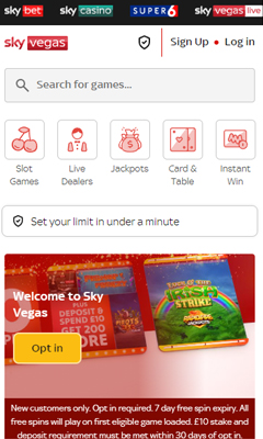 Casino mobile screenshot 2