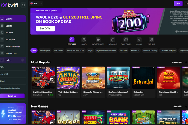 Casino desktop screenshot