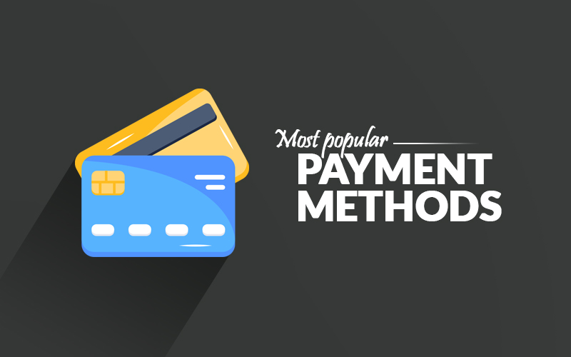 Most popular payment methods