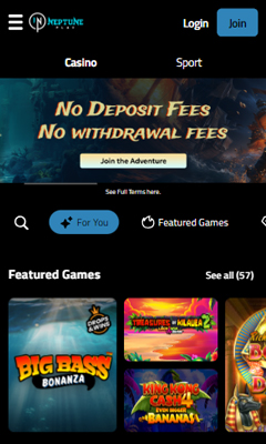 Casino mobile screenshot 1