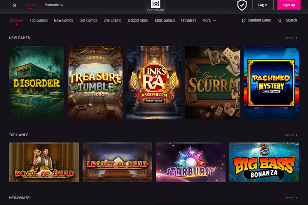Casino desktop screenshot