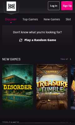 Casino mobile screenshot 1