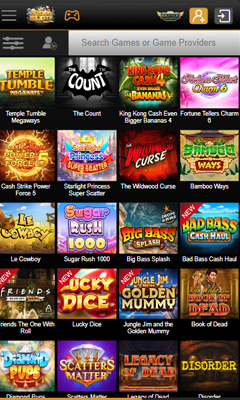 Casino mobile screenshot 1