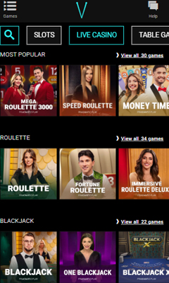 Casino mobile screenshot 2