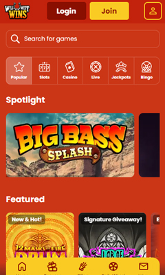 Casino mobile screenshot 2