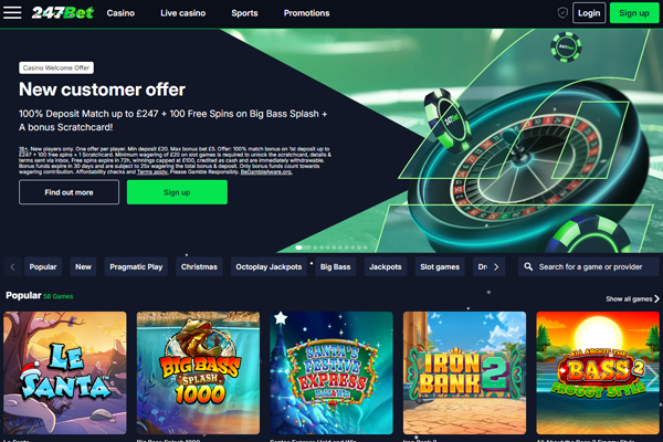 Casino desktop screenshot