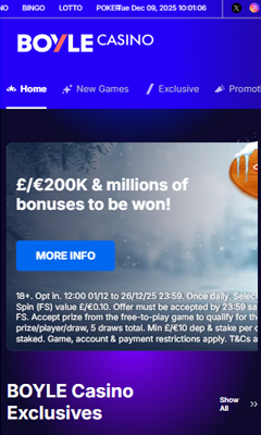 Casino mobile screenshot 1