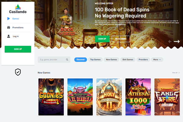 Casino desktop screenshot