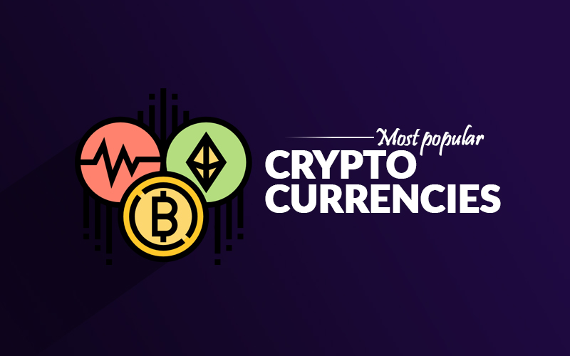 Popular crypto currencies